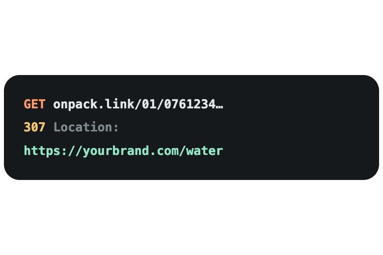 A scan answered with a 307 redirect to the brand's own site